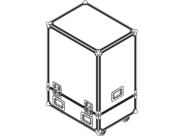 CODA Audio FC-TiRAY Flightcase for 6xTiRAY + Acc 