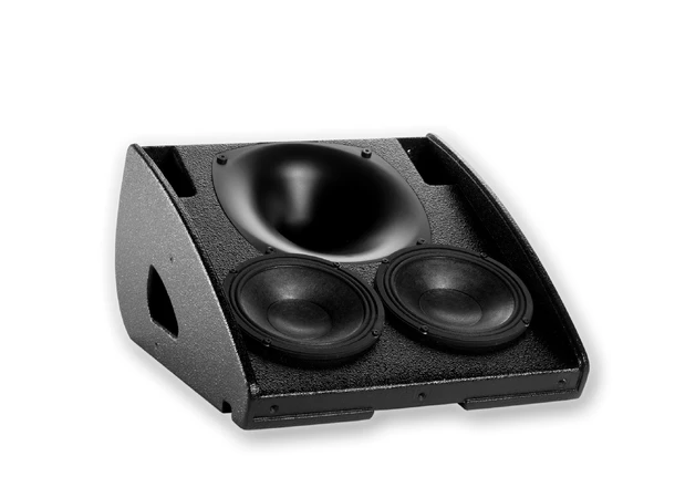 CODA Audio CUE FOUR Wedge 3-way 2x8" +1.4 Coax, Low Profile,19kg 