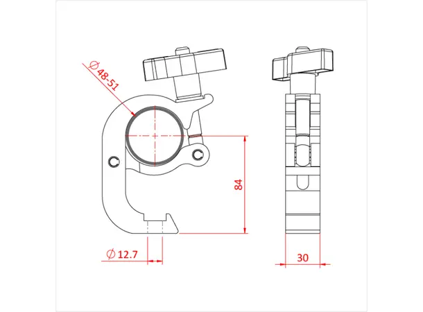 Doughty T58860 Basic trigger clamp Blank 
