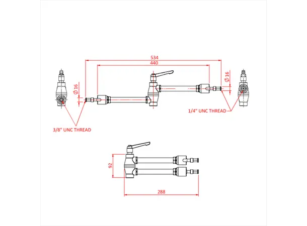 Doughty G1150 Pivot arm (Magic Arm) 