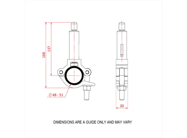 Doughty T37654 Reutlinger Type 50SVII W/T58081 Clamp (WS) 