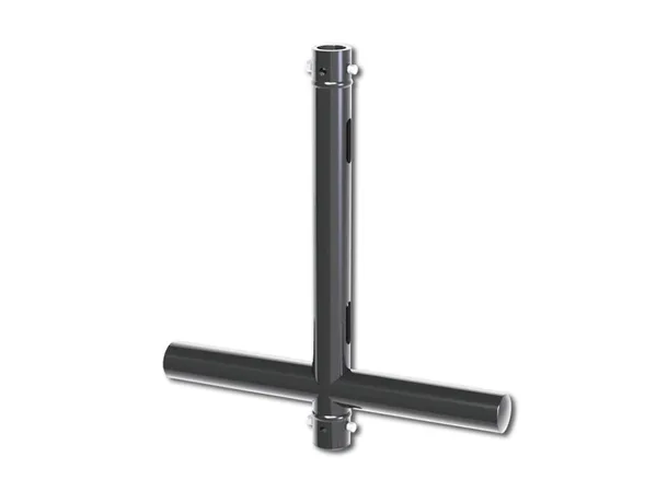 Doughty T45768 MRS Drop arm T stykke gjennomgående 500mm (Black) 