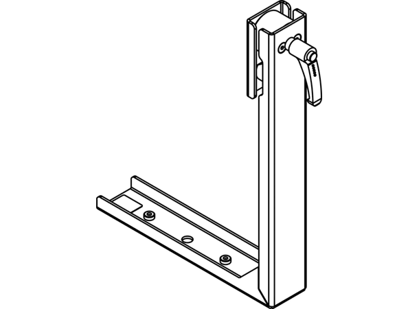 CODA Audio HL8 Vertical L-bracket HOPS8T for touring version HOPS8T 