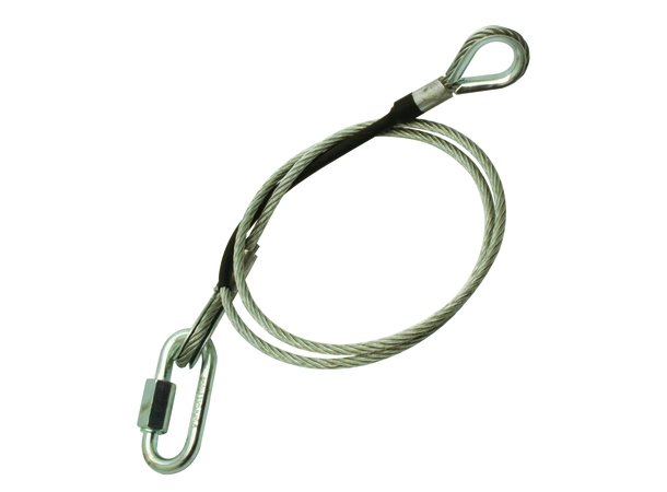 Doughty T45851 MRS sikkerhetswire 4mmx650mm 100kg Quick link 