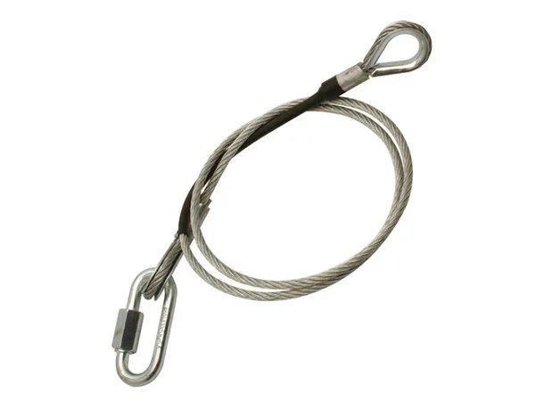 Doughty T45851 MRS sikkerhetswire 4mmx650mm 100kg Quick link 