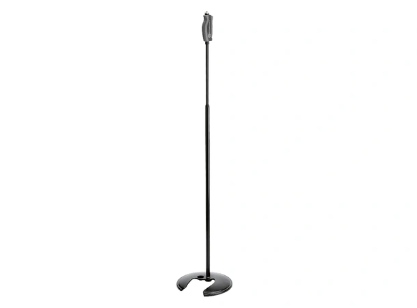 K&M 26075 Mic stat ONE hand, Rund base stackable, U/GALGE 