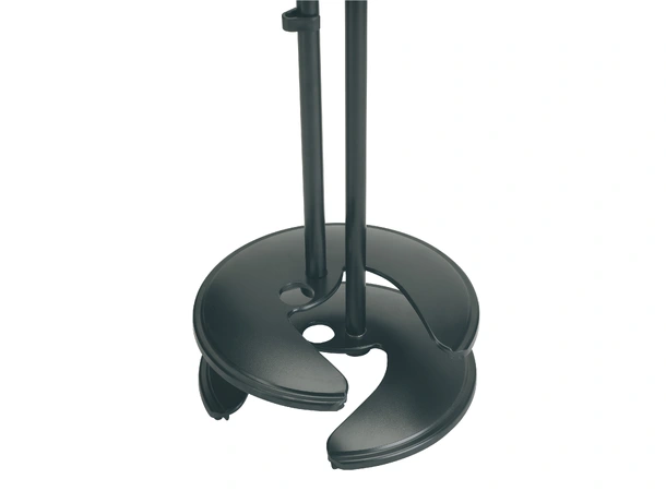 K&M 26075 Mic stat ONE hand, Rund base stackable, U/GALGE 