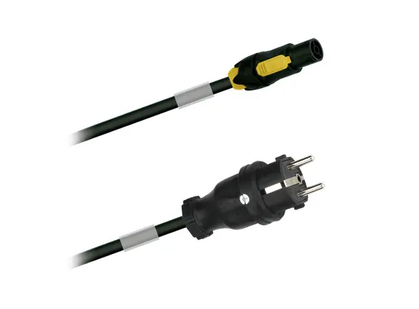 PROkabel Schuko to PowerCon TRUE 1,5M 3x1,5mm Neutrik, open crimp 