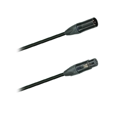 PROkabel MIC-kabel 9M, Black Neutrik White cap male side