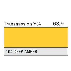 LEE 104 Deep Amber Rull 762x122cm