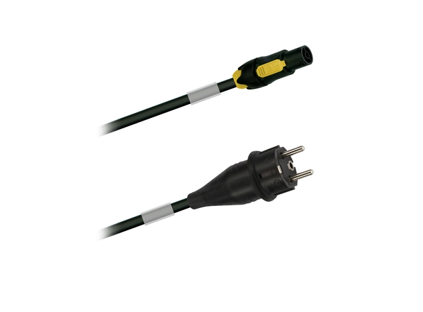 PROkabel Schuko to PowerCon TRUE 3M-2,5 3x2,5  Neutrik, open crimp 