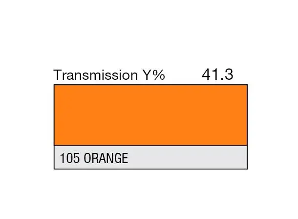 LEE 105 Orange Rull 762x122cm