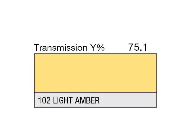 LEE 102 Light Amber Rull 762x122cm