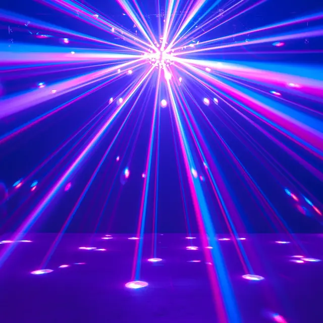 ADJ Starburst Rotating Mirrorball 4 Kg, Sound to light 