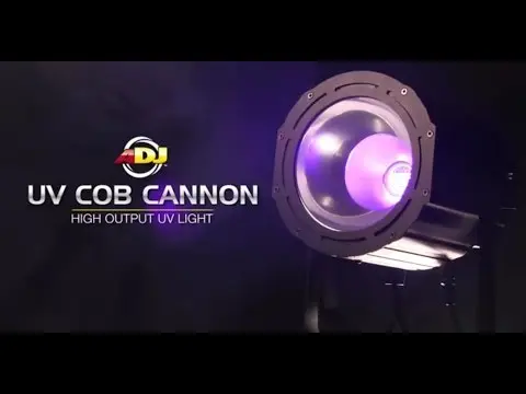 ADJ UV COB CANNON Ultraviolet wash from high output 