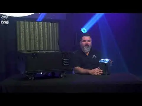 ADJ Mirage Q6 Pak Flight case with charging solution 