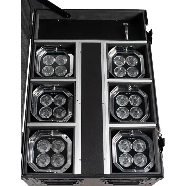 ADJ Mirage Q6 Pak Flight case with charging solution 
