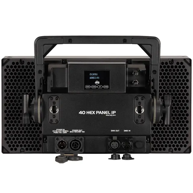 ADJ 40 HEX IP PANEL - 19.590 Lumen Wash/strobe, IP65, 40x20W RGBAL+UV 