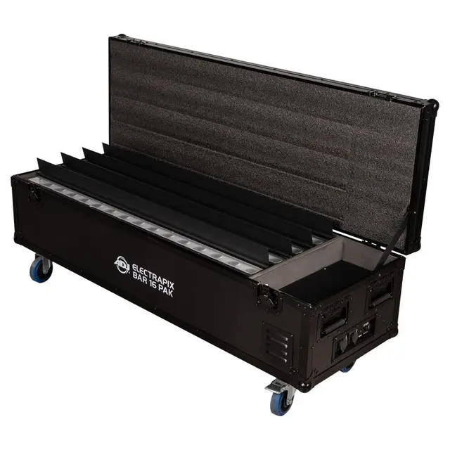 ADJ ELECTRAPIX BAR 16 PAK Black 20-Watt Hex Color LED (RGBAL +UV) 17º 