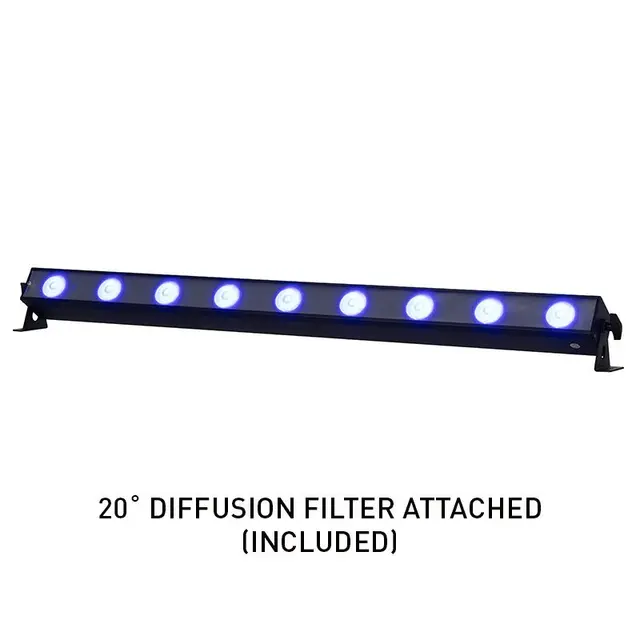 ADJ Ultra Series UBL9H - CRI >90 9 x 20W LEDs, 17° beam angle 