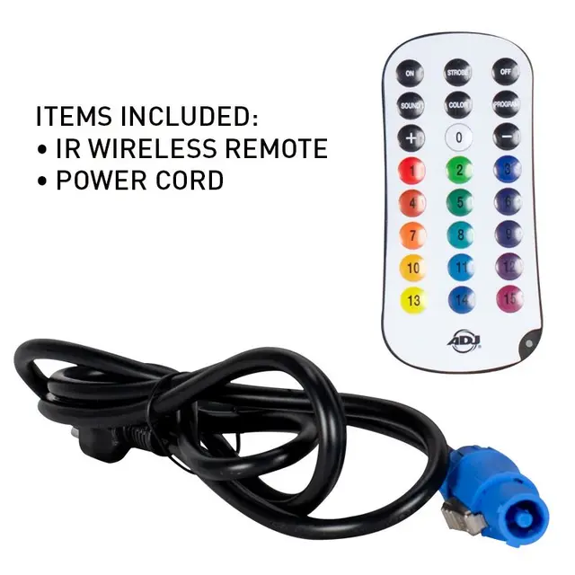 ADJ Ultra Series UBL9H - CRI >90 9 x 20W LEDs, 17° beam angle 
