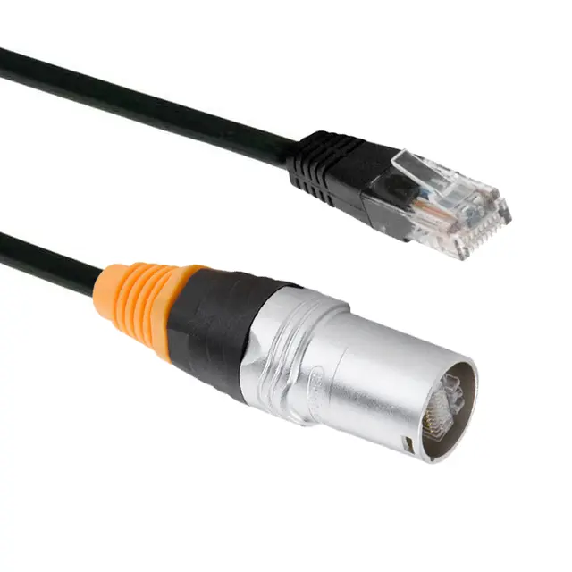 ADJ CAT6IP100FC 30m CAT6 IP65 Locking RJ45 to standard RJ45 