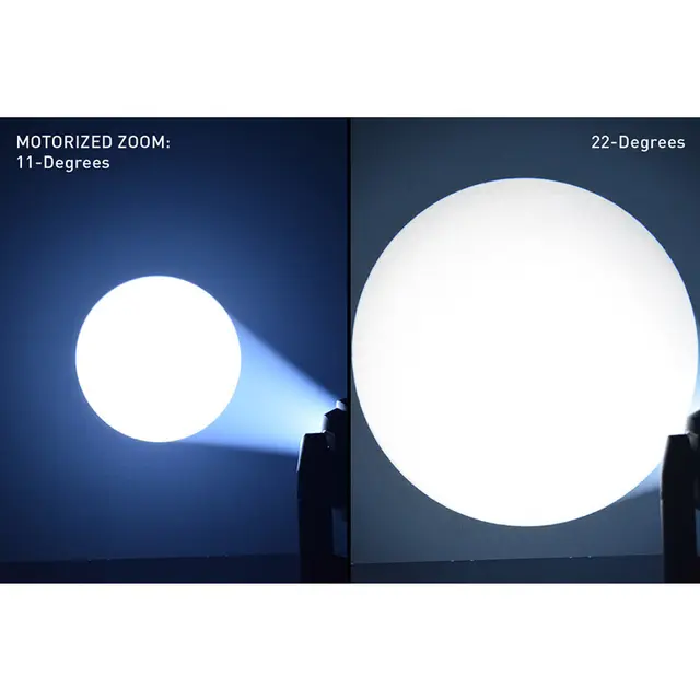 ADJ Focus Spot 4Z - CRI 76 - 7000 Lumen 200W LED, 24.000K, 11 - 22° 