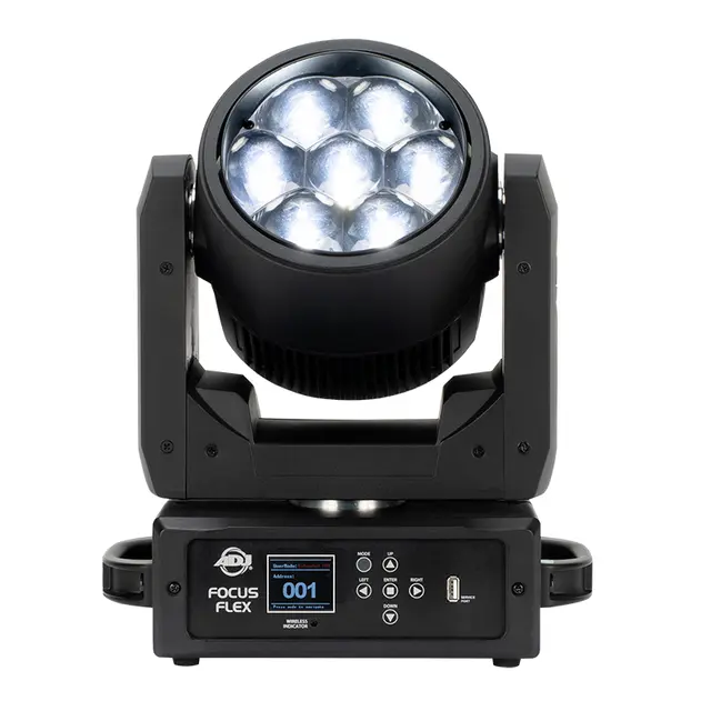 ADJ Focus Flex Wash Zoom 5- 55° - CRI 79 7 x 40-Watt 4-in-1 RGBW, 7 Kg 