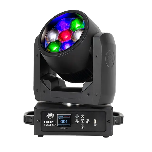 ADJ Focus Flex L7 Zoom Wash 6 - 55° 7 x 40-Watt RGBL, CRI: 83.4, 7 Kg 