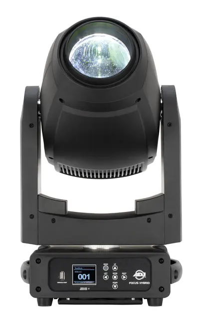 ADJ Focus Hybrid - 2° to 24° 200W, (7,500K) LED engine,  >70CRI 