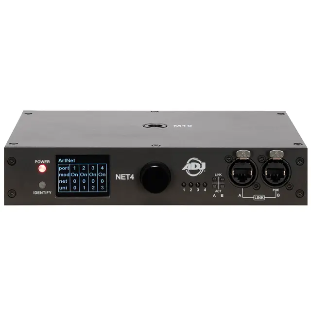ADJ NET 4 4-porters DMX over Ethernet-node 