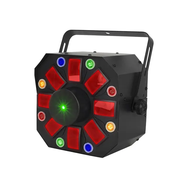 ADJ FURIOUS THREE RG Led & Laser 4 Kg, Sound to light 