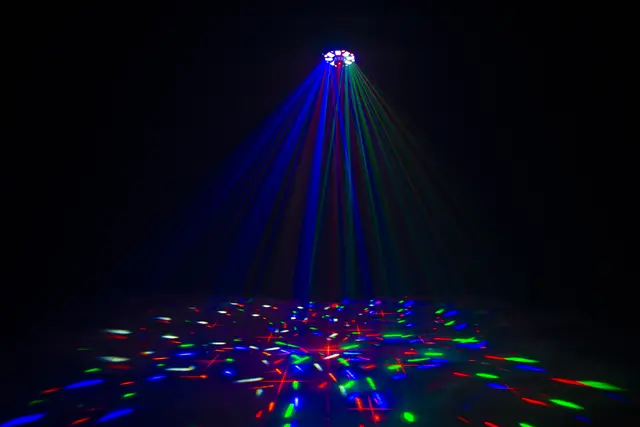 ADJ FURIOUS THREE RG Led & Laser 4 Kg, Sound to light 