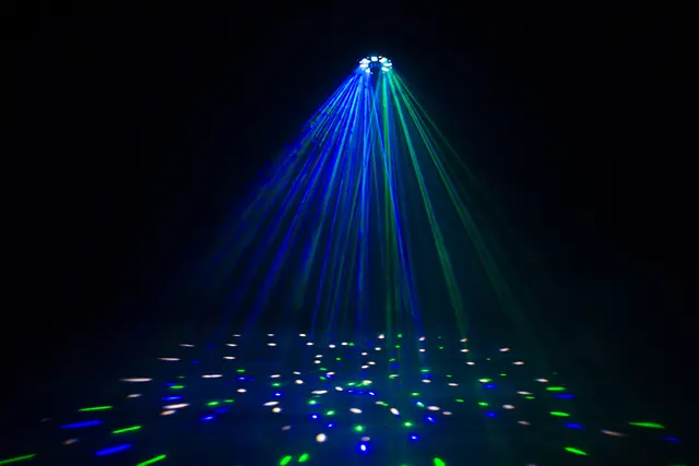 ADJ FURIOUS THREE RG Led & Laser 4 Kg, Sound to light 