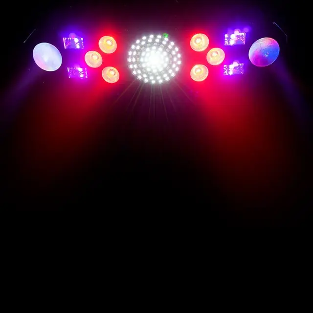 ADJ Furious Five RG Sound controlled via built-in microphone 
