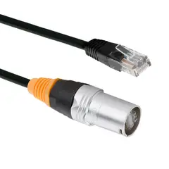 ADJ CAT6IP16FC 5,0m CAT6 IP65 Locking RJ45 to standard RJ45