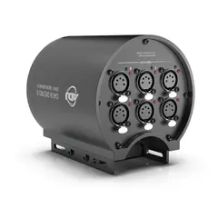 ADJ Data Distro 6 5-pin XLR, og 6x 5-pin XLR-utganger