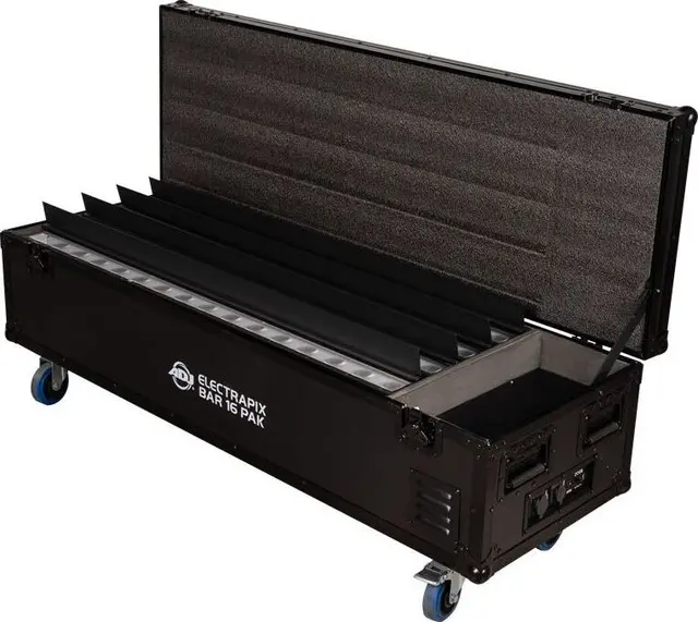ADJ ELECTRAPIX BAR 16 PAK Black 20-Watt Hex Color LED (RGBAL +UV) 17º 