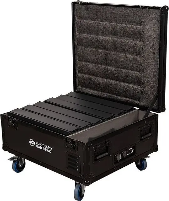 ADJ ELECTRAPIX BAR 8 PAK Black 8px,20W Hex LED (RGBAL+UV) 17° Beam 