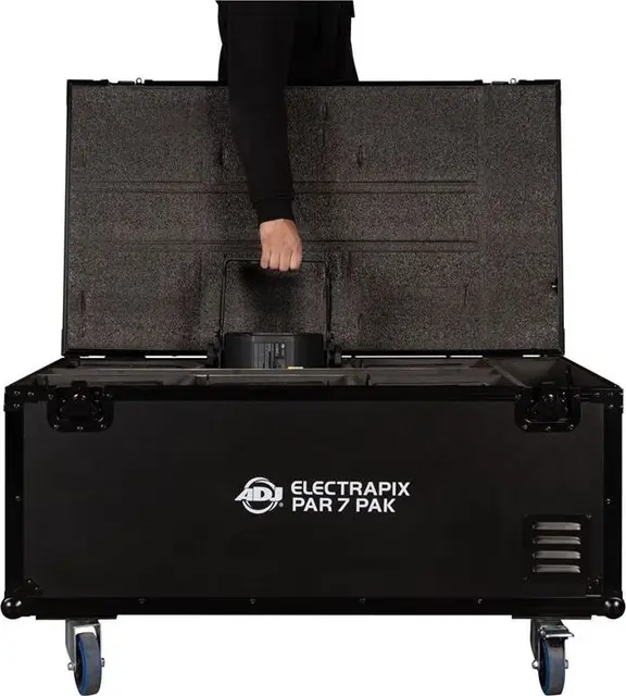ADJ ElectraPix Par 7 Pak Black 90W, IP65, 2.300-9.900K, 17º Beam Angle 