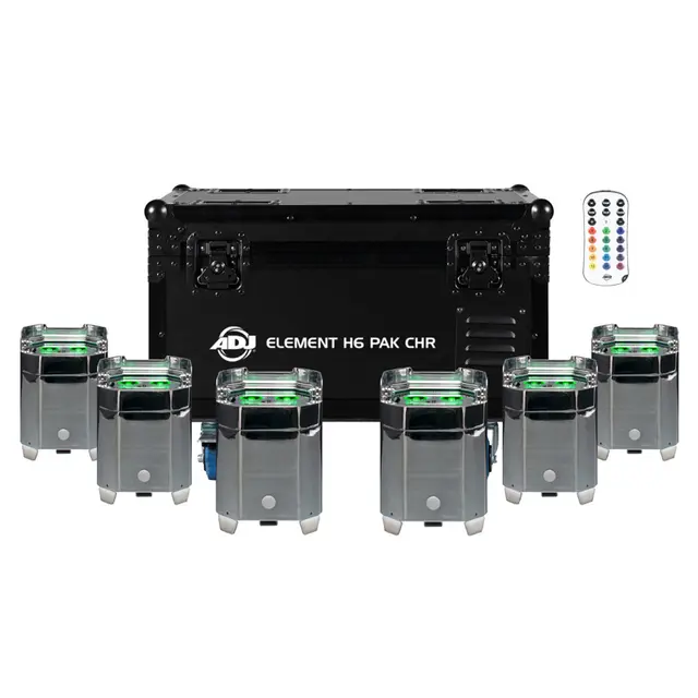 ADJ Element H6 Pak IP54,  Built-in Aria X2 Wireless DMX 