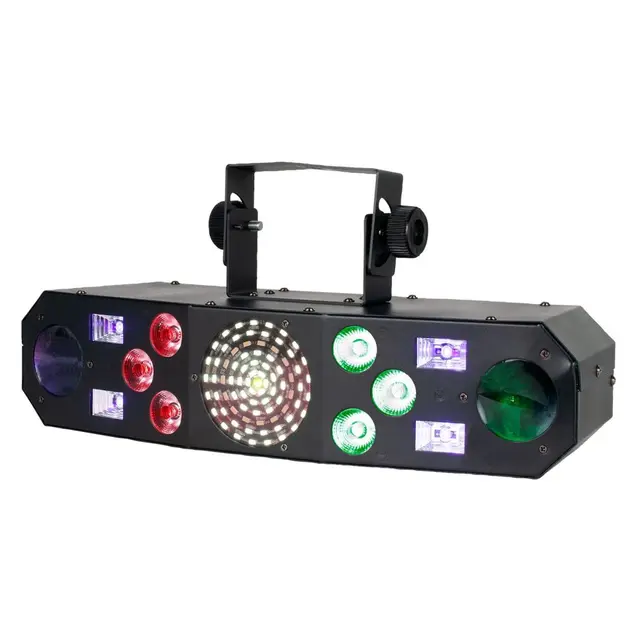 ADJ Furious Five RG Sound controlled via built-in microphone 