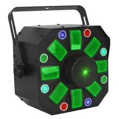 ADJ FURIOUS THREE RG Led &amp; Laser 4 Kg, Sound to light