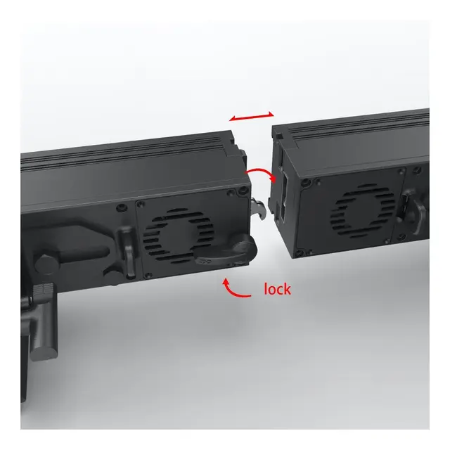 ADJ Jolt Bar FXIP- CRI: 89- 14937 Lumen 112 x 5-W SMD LED,  IP65, 6900-7400K 