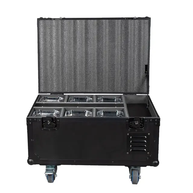 ADJ Mirage Q6 Pak Flight case with charging solution 