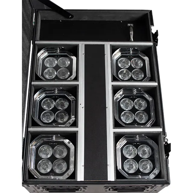 ADJ Mirage Q6 Pak Flight case with charging solution 
