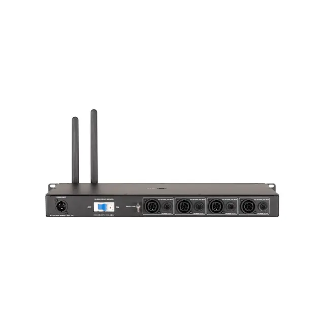 ADJ PC415X Control Hub 4 power outputs, an Aria X2 TX, 4 x DMX 