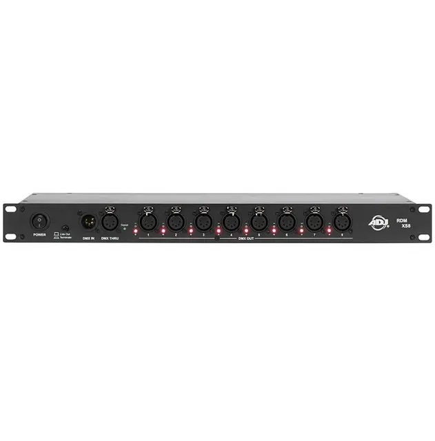 ADJ RDM XS8 8-way DMX and RDM data splitter 