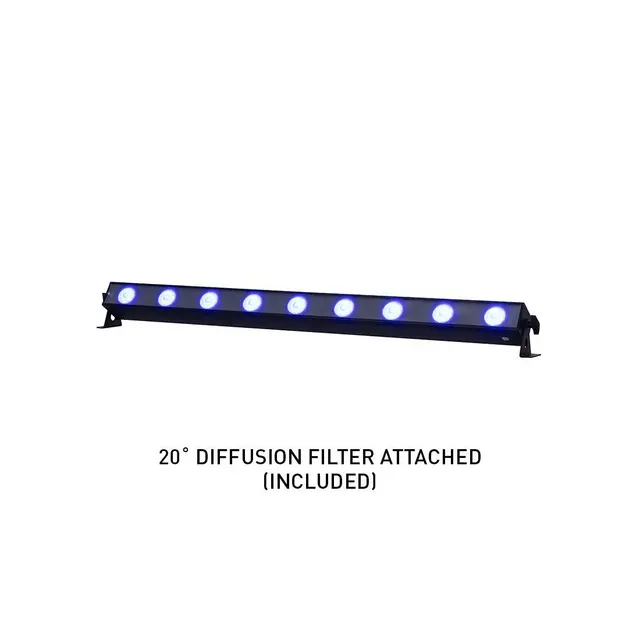 ADJ Ultra Series UBL9H - CRI >90 9 x 20W LEDs, 17° beam angle 