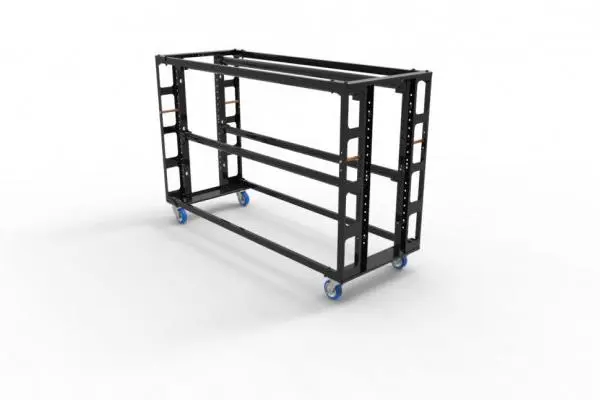 Meatrack height 110x length 160 with 4x suspension tube 